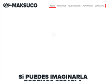 Tablet Screenshot of maksuco.com